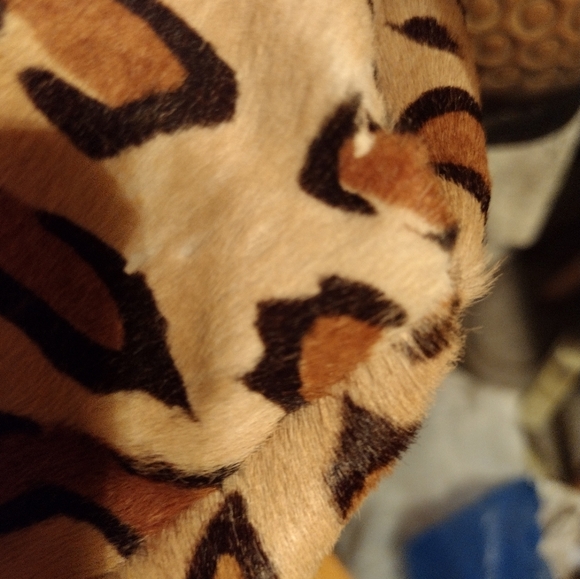 ERIC JAVITS FUR BERET LEOPARD PRINT. - Picture 6 of 10